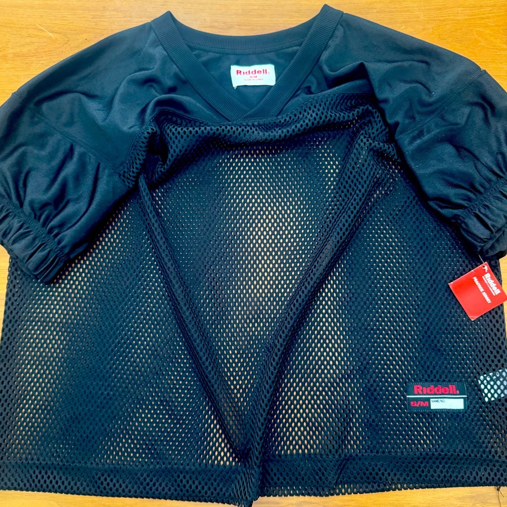 Riddell practice Jersey S/M black brand new